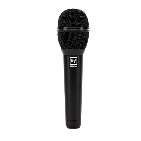 EV ND76 DYNAMIC CARDIOID VOCAL MICROPHONE EV ND76 ไมโครโฟนแบบไดนามิก สำหรับร้องและพูดสัมภาษณ์สด ตอบสนองความถี่ 70 - 17,000 Hz ELECTRO-VOICE EV ND76 VOCAL Microphone