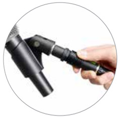 GRAVITY GMSQC1B Quick Coupler for Mic Clips and Boom Arms GRAVITY GMSQC1B ตัวยึดไมโครโฟน กับขาตั้งไมโครโฟน และ Boom Arms GRAVITY G MS QC 1 B Quick Coupler for Mic Clips and Boom Arms 