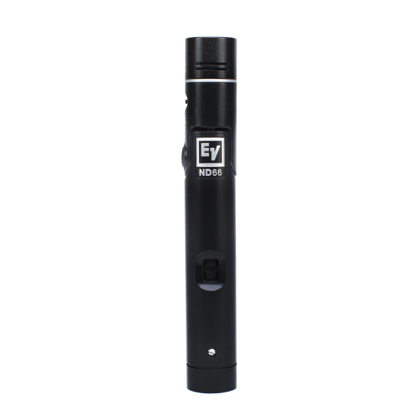 EV ND66 CONDENSER CARDIOID INSTRUMENT MICROPHONE EV ND66 ไมโครโฟน ไมค์สำหรับจ่อเครื่องดนตรี แบบคอนเดนเซอร์ ตอบสนองความถี่ 50 - 20,000 Hz ELECTRO-VOICE EV ND66 Instrument Microphone