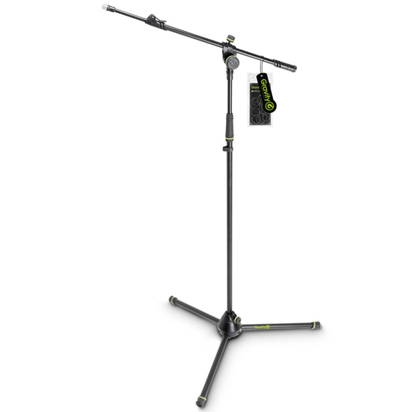 GRAVITY GMS4322B Microphone Stand with Folding Tripod Base and 2-Point Adjustment Telescoping Boom GRAVITY GMS4322B ขาตั้งไมโครโฟน แบบเหล็ก Boom ยาว 88 ซม ปรับความสูงได้ ปรับสูงสุดได้ถึง 169 ซม. และต่ำสุด 103 ซม. เคลื่อนย้ายสะดวก เนื่องจาก มีน้ำหนักเพียง 2.7 กก. เวลาพับเก็บสำหรับเคลื่อนย้าย ยาว 105 ซม.