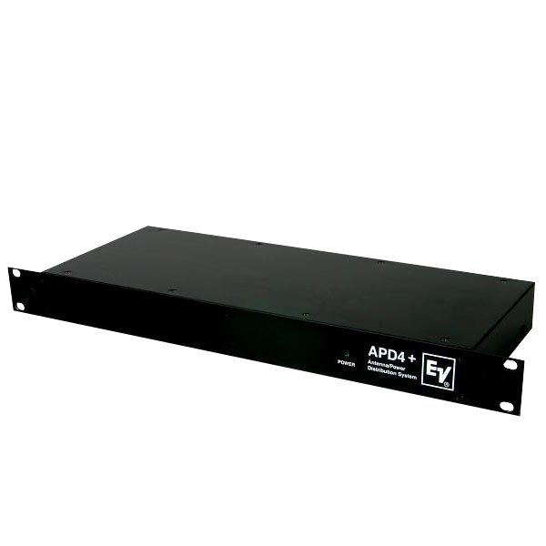 EV APD-4+ เครื่องเพิ่มระยะทาง UHF ได้ไกลและดีขึ้น ใช้งานร่วมกับ RE-2 Wireless RE-2 PRO Wireless Electro-Voice APD-4+ UHF ANTENNA / POWER DISTRIBUTION SYSTEM