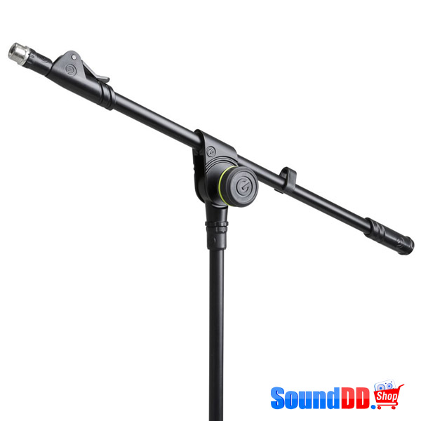 GRAVITY GMS4212B Short Microphone Stand with Folding Tripod Base and 1-Point Adjustment Telescoping Boom GRAVITY GMS4212B ขาตั้งไมโครโฟน แบบเหล็ก Boom ยาว 88 ซม ปรับความสูงได้ สูงสุด 74 ซม. ต่ำสุด 51 ซม. มีน้ำหนัก 2.2 กก. เวลาพับเก็บสำหรับเคลื่อนย้าย ยาว 65 ซม. GRAVITY G MS 4212 B Microphone Stand ขาตั้งไมค์