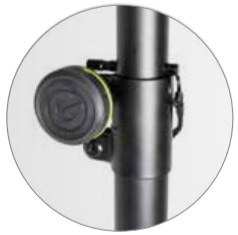 GRAVITY GSP5211B Speaker Stand 35 mm. GRAVITY GSP5211B ขาตั้งลำโพงอลูมิเนียม รองรับน้ำหนัก 50 กก. เส้นผ่าศูนย์กลาง 35 มม