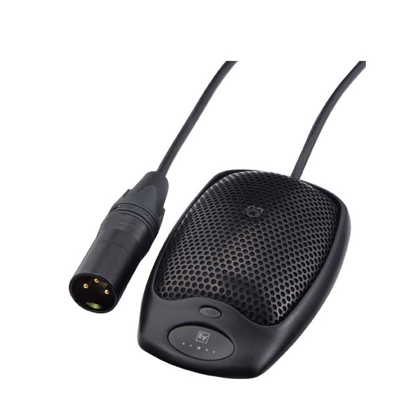 EV PC BOUNDARY MULTI‑PATTERN BOUNDARY LAYER MICROPHONE EV PC BOUNDARY ไมค์พูด/ปราศรัย ไมโครโฟน ตั้งโต๊ะ สำหรับใช้ในการพูดปราศรัย ตอบสนองความถี่ 50 Hz to 20,000 Hz สามารถสลับรูปแบบทิศทางการรับเสียงได้หลายรูปแบบ Omnidirectional, cardioid, supercardioid, และ Figure 8 ตามความต้องการ และลักษณะการใช้งาน Electro-voice PC BOUNDARY 
