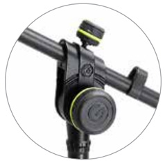 GRAVITY GMS4322B Microphone Stand with Folding Tripod Base and 2-Point Adjustment Telescoping Boom GRAVITY GMS4322B ขาตั้งไมโครโฟน แบบเหล็ก Boom ยาว 88 ซม ปรับความสูงได้ ปรับสูงสุดได้ถึง 169 ซม. และต่ำสุด 103 ซม. เคลื่อนย้ายสะดวก เนื่องจาก มีน้ำหนักเพียง 2.7 กก. เวลาพับเก็บสำหรับเคลื่อนย้าย ยาว 105 ซม.