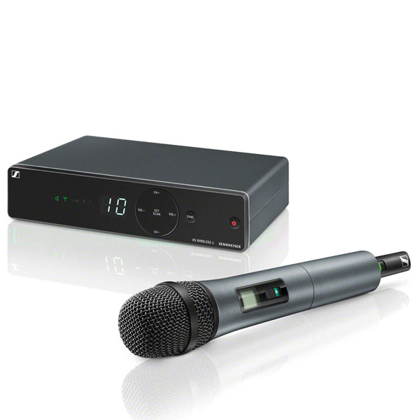 SENNHEISER XSW 1-835 ชุดไมค์ลอยมือถือเดี่ยว ย่าน UHF SENNHEISER XSW 1-835 ไมโครโฟนไร้สาย ประกอบด้วยไมค์ลอย และเครื่องรับสัญญาณไมค์ลอย