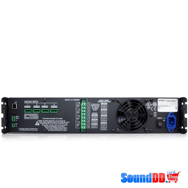 QSC CXD4.5 Processing Amplifier QSC CXD4.5 เครื่องขยายเสียง 4 ชาเเนล 2000 วัตต์ ที่ 4 โอมห์ QSC CXD4.5 เพาเวอร์แอมป์ ขยายเสียง ซาวด์ดีดี ช็อป
