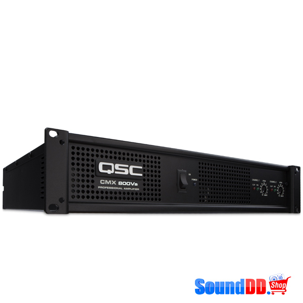 QSC CMX800Va Commercial Power Amplifier QSC CMX800Va เครื่องขยายเสียง 2 ชาเเนล คลาส H 2-tier 500 วัตต์ ที่ 8 โอมห์ QSC CMX800Va เพาเวอร์แอมป์ ขยายเสียง