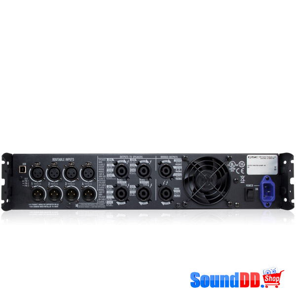QSC PLD4.3 Processing Amplifier QSC PLD4.3 เครื่องขยายเสียง 4 ชาเเนล คลาส D 1400x4 วัตต์ ที่ 4 โอมห์ QSC PLD4.3 เพาเวอร์แอมป์ ขยายเสียง ซาวด์ดีดี ช็อป