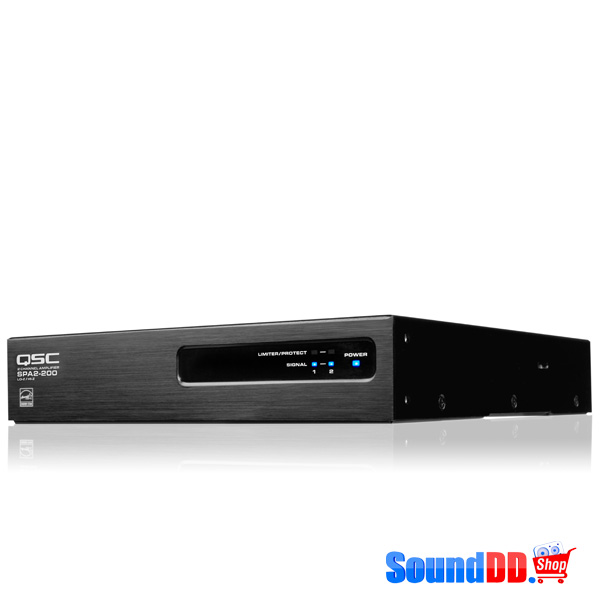 QSC SPA2-200 EnergyStar Power Amplifier QSC SPA2-200 เครื่องขยายเสียง 2 ชาเเนล คลาส D 200 วัตต์ ที่ 8 โอมห์ QSC SPA2-200 เพาเวอร์แอมป์ ขยายเสียง