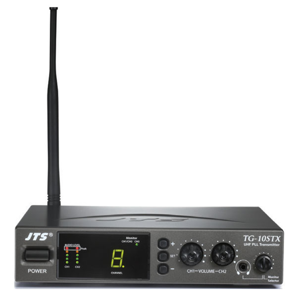 JTS TG-10STX เครื่องส่งสัญญาณ สำหรับ ชุดทัวร์ไกด์ ย่าน UHF JTS TG-10STX UHF PLL Transmitter