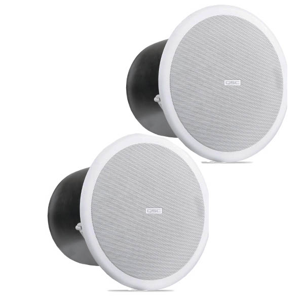 QSC AC-C8T 8" Full-range, 100° conical QSC AC-C8T ลำโพงติดเพดาน ขนาด 8 นิ้ว 80 วัตต์ แบบไลน์โวลล์ 70V/100V QSC AC C8T ceiling speaker
