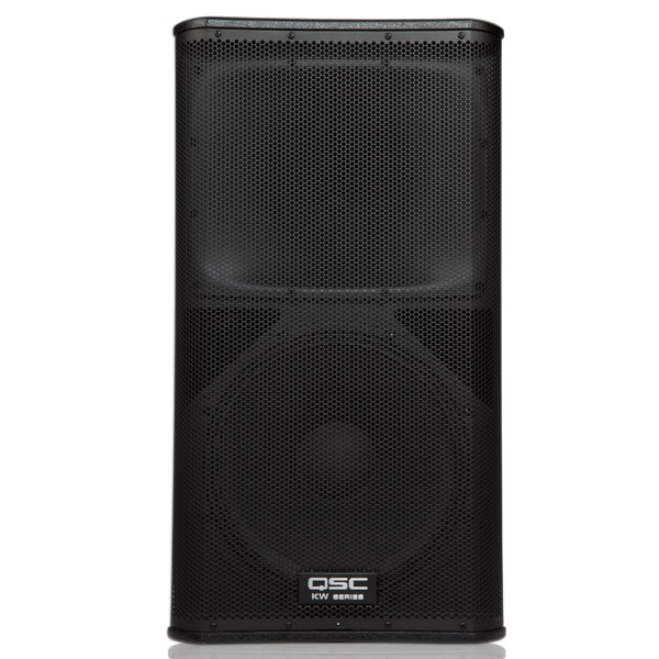 QSC KW152 ตู้ลำโพง 15 นิ้ว 2 ทาง 1,000 วัตต์ มีแอมป์ในตัว คลาส D ความถี่ 47 Hz to 18 kHz QSC KW152 ลำโพง Active Powered, 15" 2-way, 60° conical DMT