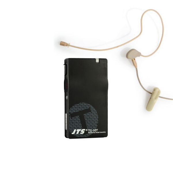 JTS TG-10T ชุดทัวร์ไกด์ Wireless Tour Guide Transmitter with CM-801S JTS TG-10T เครื่องส่งสัญญาณสำหรับชุดทัวร์ไกด์ พร้อมไมค์เกี่ยวคล้องหู