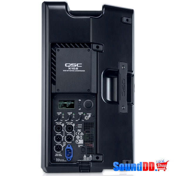 QSC K10.2 Active 8" Loudspeaker QSC K10.2 ตู้ลำโพงมอนิเตอร์ เวที มีแอมป์ในตัว 2 ทาง 10 นิ้ว คลาส D 2000W ความถี่ 56 Hz - 20 kHz QSC K10.2 ลำโพง Active