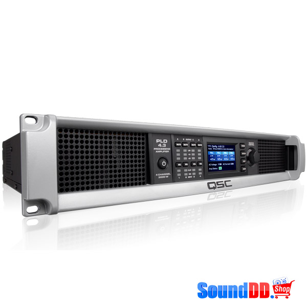 QSC PLD4.3 Processing Amplifier QSC PLD4.3 เครื่องขยายเสียง 4 ชาเเนล 1400x4 วัตต์ ที่ 4 โอมห์ QSC PLD4.3 เพาเวอร์แอมป์ ขยายเสียง ซาวด์ดีดี ช็อป