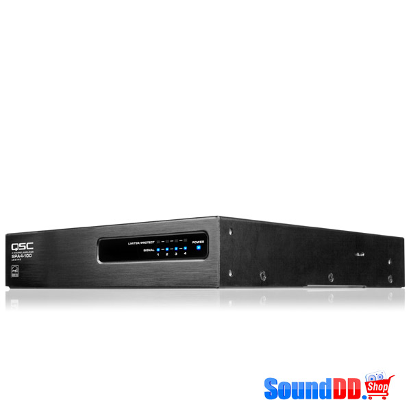 QSC SPA4-100 EnergyStar Power Amplifier QSC SPA2-100 เครื่องขยายเสียง 4 ชาเเนล คลาส D 100 วัตต์ ที่ 8 โอมห์ QSC SPA4-100 เพาเวอร์แอมป์ ขยายเสียง