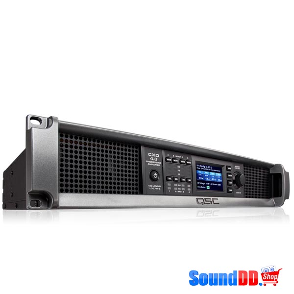 QSC CXD4.3 Processing Amplifier QSC CXD4.3 เครื่องขยายเสียง 4 ชาเเนล 1400 วัตต์ ที่ 4 โอมห์ QSC CXD4.3 เพาเวอร์แอมป์ ขยายเสียง ซาวด์ดีดี ช็อป