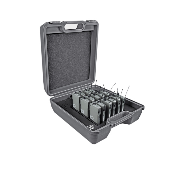 JTS TG-64CH18 Charging Case JTS TG-64CH18 กระเป๋าเครื่องชาร์ตแบตเตอร์รี่ ของชุดทัวร์ไกด์ TG-16/TG-98 18 Slot Charger for Tour Guide