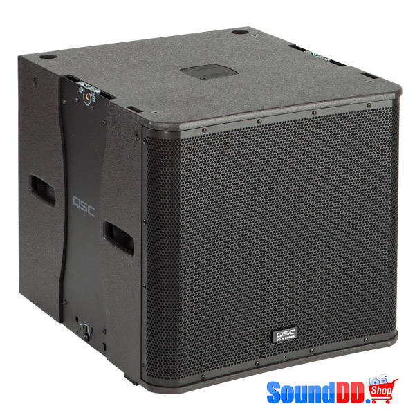 QSC KLA181 ตู้ลำโพงซับวูฟเฟอร์ไลน์อาร์เรย์ มีแอมป์ในตัว 18 นิ้ว คลาส D 1000W ตอบสนองความถี่ 38 Hz QSC KLA181 ลำโพง Line Array Active Flying Subwoofer