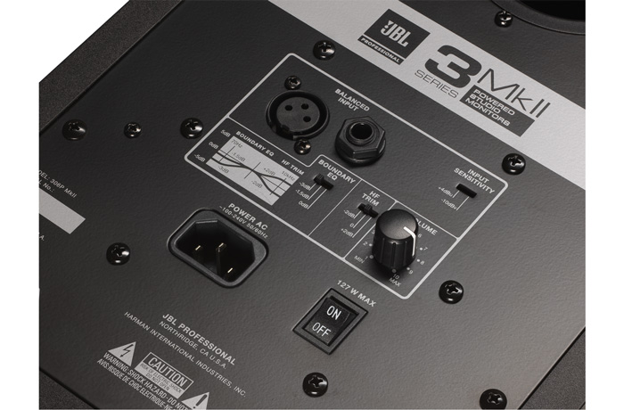 JBL 308P MkII Powered 8" Two-Way Studio Monitor ตู้ลำโพงมอนิเตอร์สตูดิโอ มีแอมป์ในตัว 2 ทาง ขนาด 8 นิ้ว คลาส D 112 วัตต์ ลำโพงมอนิเตอร์สตูดิโอ มีแอมป์ในตัว