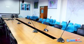 ผลงานการติดตั้ง ระบบเสียงห้องประชุม สถานีตำรวจภูธรโพธาราม จังหวัดราชบุรี รับบริการออกแบบ และติดตั้ง ระบบเสียง และระบบภาพ ด้วยทีมงานมืออาชีพ