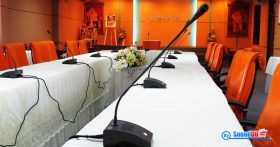 ผลงานการติดตั้ง ระบบเสียงห้องประชุม ศูนย์พัฒนาการจัดสวัสดิการสังคมผู้สูงอายุบ้านบางแค รับบริการออกแบบ และติดตั้ง ระบบเสียง และระบบภาพ ด้วยทีมงานมืออาชีพ