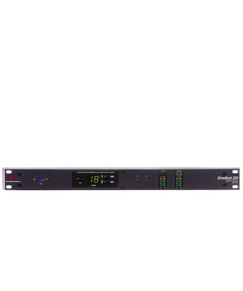 DBX DriveRack 220i System Processor with AFS™ Advanced Feedback แอนตี้ ฟีดแบค เครื่องป้องกันเสียงหวีดหอนไมค์ เครื่องลดการหวีดหอนไมค์ ครอสแยกเสียงแบบ ดิจิตอล