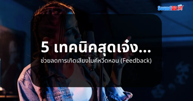 5 เทคนิคสุดเจ๋ง ช่วย ลดการเกิดเสียง ไมค์หวีดหอน