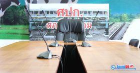 ผลงานการติดตั้ง ระบบเสียงห้องประชุม สถานีตำรวจภูธรโพธาราม จังหวัดราชบุรี รับบริการออกแบบ และติดตั้ง ระบบเสียง และระบบภาพ ด้วยทีมงานมืออาชีพ