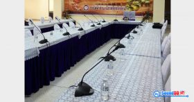 ผลงานการติดตั้ง ระบบเสียงห้องประชุม การไฟฟ้าส่วนภูมิภาค จังหวัดชัยนาท รับบริการออกแบบ และติดตั้ง ระบบเสียง และระบบภาพ ไมโครโฟนห้องประชุม เวทีการแสดง