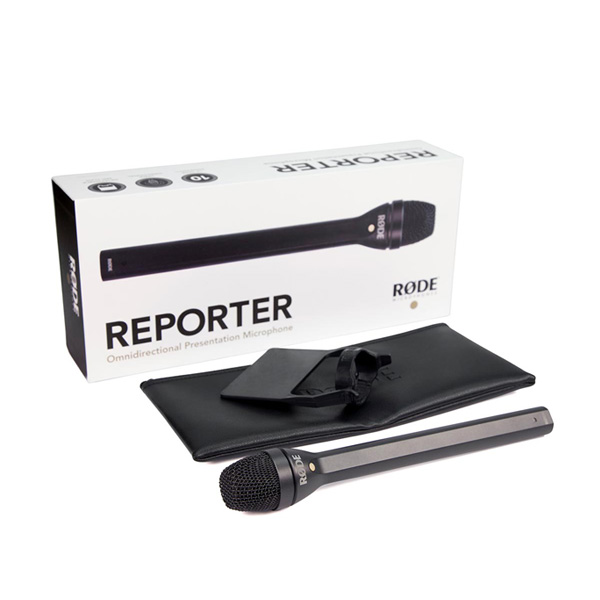 RODE Reporter Omnidirectional Interview Microphone (Microphone for Video/Broadcast) ไมค์บันทึกเสียง ไมโครโฟน ไมค์บันทึกเสียง/ไมโครโฟนสำหรับผลิตรายการ