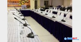 ผลงานการติดตั้ง ระบบเสียงห้องประชุม การไฟฟ้าส่วนภูมิภาค จังหวัดชัยนาท รับบริการออกแบบ และติดตั้ง ระบบเสียง และระบบภาพ ไมโครโฟนห้องประชุม เวทีการแสดง