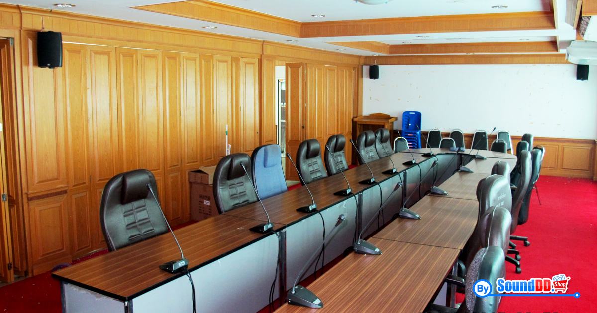 ผลงานการติดตั้ง ระบบเสียงห้องประชุม สำนักงานเทศบาลตำบลสว่างวัฒนา รับบริการออกแบบ และติดตั้ง ระบบเสียง และระบบภาพ ด้วยทีมงานมืออาชีพ