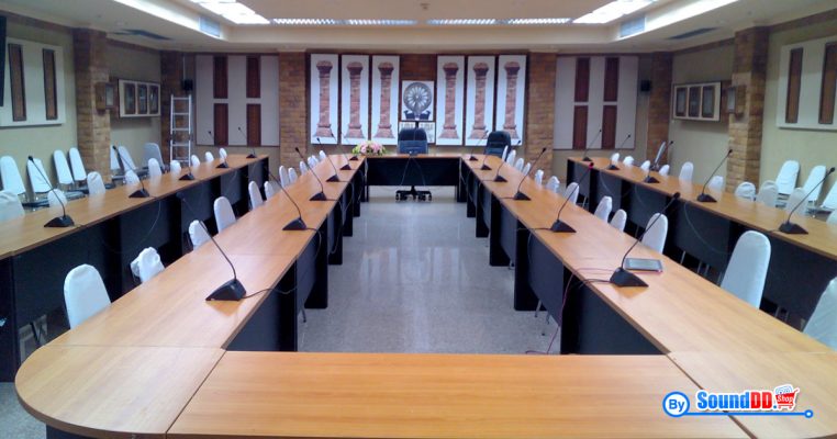 ผลงานการติดตั้ง ระบบเสียงห้องประชุม ศาลากลางจังหวัด นครปฐม รับบริการออกแบบ และติดตั้ง ระบบเสียง และระบบภาพ ไมโครโฟนห้องประชุม ระบบ Live sound เวทีการแสดง