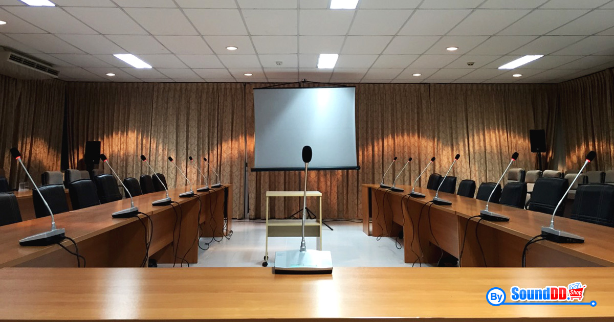 ผลงานการติดตั้ง ระบบเสียงห้องประชุม กองตรวจสอบคุณภาพสินค้าประมง-กรมประมง รับบริการออกแบบ และติดตั้ง ระบบเสียง และระบบภาพ ด้วยทีมงานมืออาชีพ