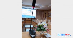 ผลงานการติดตั้ง ระบบเสียงห้องประชุม ศาลากลางจังหวัดสมุทรปราการ รับบริการออกแบบ และติดตั้ง ระบบเสียง และระบบภาพ ด้วยทีมงานมืออาชีพ