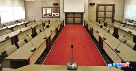 ผลงานการติดตั้ง ระบบเสียงห้องประชุม สภากาชาดไทย รับบริการออกแบบ และติดตั้ง ระบบเสียง และระบบภาพ เช่น ระบบเสียงห้องประชุม ด้วยทีมงานมืออาชีพ