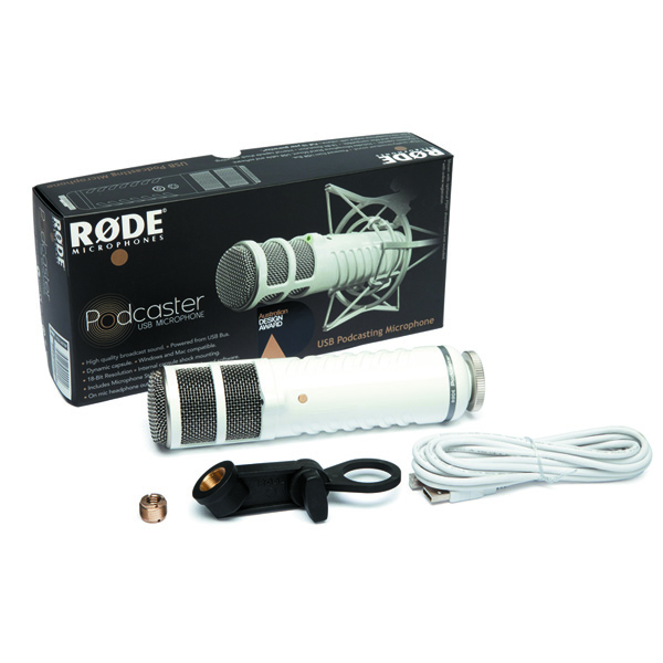 RODE Podcaster USB Broadcast Microphone ไมโครโฟนสำหรับผลิตรายการ RODE Podcaster ไมค์บันทึกเสียง RODE Podcaster ไมโครโพนสำหรับห้องบันทึกเสียง ไมค์ห้องอัด