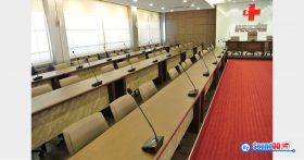ผลงานการติดตั้ง ระบบเสียงห้องประชุม สภากาชาดไทย รับบริการออกแบบ และติดตั้ง ระบบเสียง และระบบภาพ เช่น ระบบเสียงห้องประชุม ด้วยทีมงานมืออาชีพ