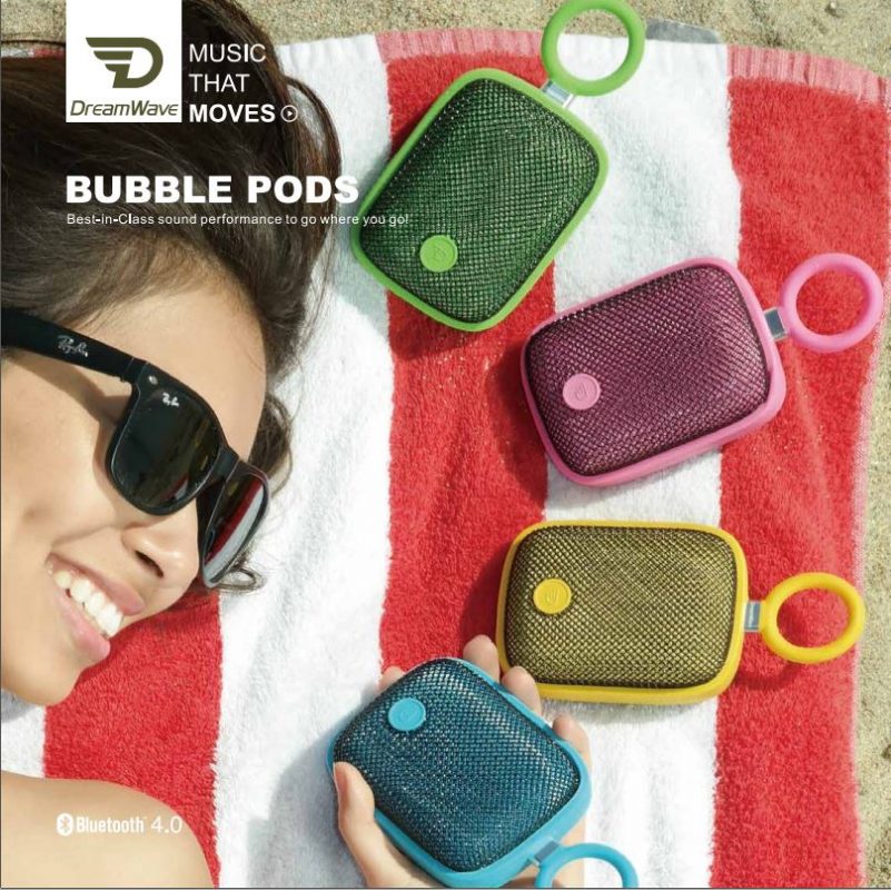 DREAMWAVE BUBBLE POD (สีน้ำเงิน) DREAMWAVE BUBBLE POD ลำโพงพกพา ไร้สาย กันน้ำ มีไมค์ในตัว เชื่อมต่อการทำงานด้วยระบบบลูทูธ ใช้งานได้ 12 ชม.(สีน้ำเงิน) DREAMWAVE BUBBLE POD ลำโพงบลูทูธ จากแบรนด์ DREAWAVE