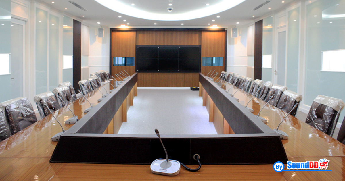 ผลงานการติดตั้ง ระบบเสียงห้องประชุม สํานักปลัดกระทรวงแรงงาน รับบริการออกแบบ และติดตั้ง ระบบเสียง และระบบภาพ ไมโครโฟนห้องประชุม ด้วยทีมงานมืออาชีพ