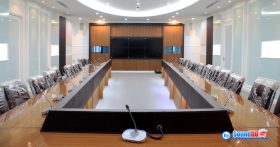 ผลงานการติดตั้ง ระบบเสียงห้องประชุม สํานักปลัดกระทรวงแรงงาน รับบริการออกแบบ และติดตั้ง ระบบเสียง และระบบภาพ ไมโครโฟนห้องประชุม ด้วยทีมงานมืออาชีพ