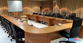 ผลงานการติดตั้ง ระบบเสียงห้องประชุม กองตรวจสอบคุณภาพสินค้าประมง-กรมประมง รับบริการออกแบบ และติดตั้ง ระบบเสียง และระบบภาพ ด้วยทีมงานมืออาชีพ