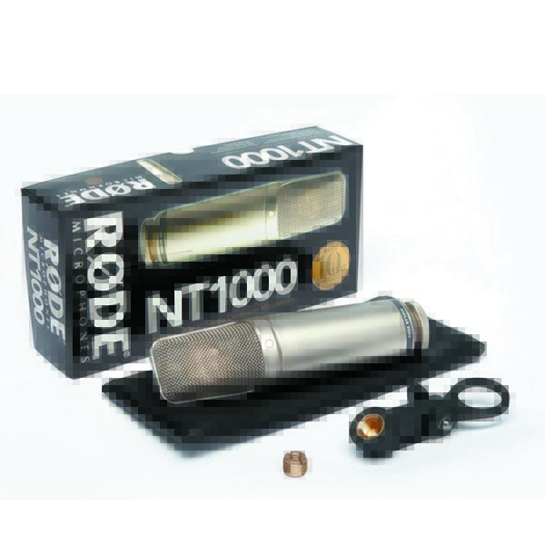 RODE NT1000 1" Studio Condenser Microphone (Studio Microphones) RODE NT1000 ไมค์บันทึกเสียง RODE NT1000 ไมโครโพนสำหรับห้องบันทึกเสียงไมค์ห้องอัด
