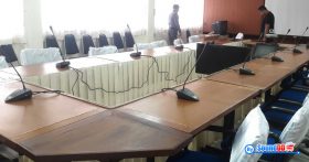 ผลงานการติดตั้ง ระบบเสียงห้องประชุม ศูนย์ปฏิบัติการควบคุมสั่งการตำรวจภูธรจังหวัดสมุทรสงคราม รับบริการออกแบบ และติดตั้ง ระบบเสียง ด้วยทีมงานมืออาชีพ