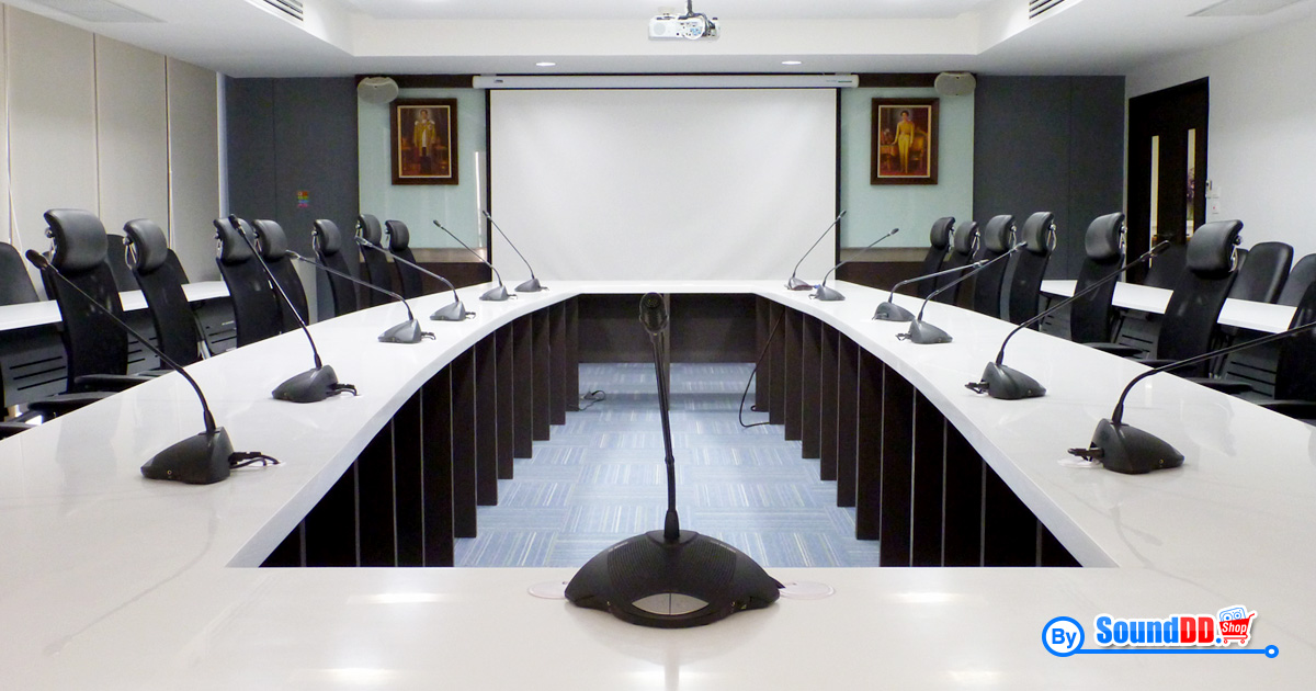 ผลงานการติดตั้ง ระบบเสียงห้องประชุม สมาคมประกันชีวิตไทย รับบริการออกแบบ และติดตั้ง ระบบเสียง และระบบภาพ ด้วยทีมงานมืออาชีพ