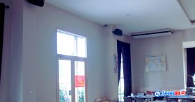 ผลงานการติดตั้ง ระบบเสียงเวทีแสดง ดนตรี ห้องจัดเลี้ยง ห้องคาราโอเกะ VIP ร้าน Lé Noir รังสิต รับบริการออกแบบ และติดตั้ง ระบบเสียง และระบบภาพ