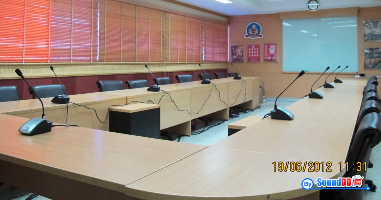 ผลงานการติดตั้ง ระบบเสียงห้องประชุม บริษัท หยั่น หว่อ หยุ่น จำกัด รับบริการออกแบบ และติดตั้ง ระบบเสียง และระบบภาพ ด้วยทีมงานมืออาชีพ