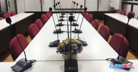 ผลงานการติดตั้ง ระบบเสียงห้องประชุม สำนักงานปลัดกระทรวงสาธารณสุข รับบริการออกแบบ และติดตั้ง ระบบเสียง และระบบภาพ ด้วยทีมงานมืออาชีพ